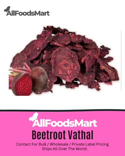 Beetroot Vathal (Fryums)