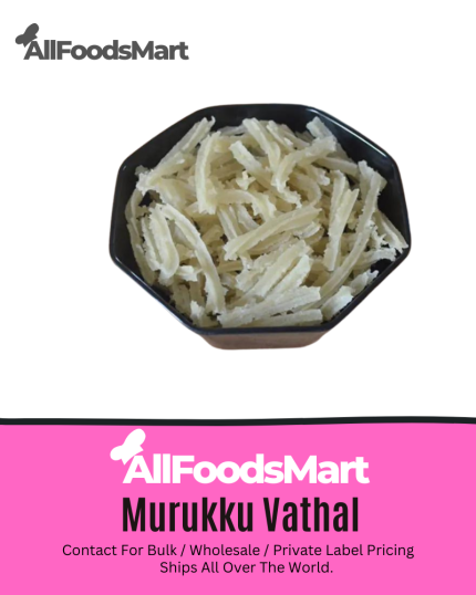Murukku Vathal (Fryums)